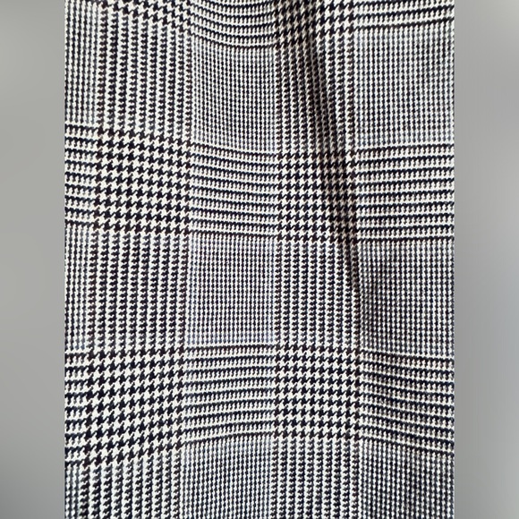 L.L. Bean Vintage Womens Windowpane Cotton Trousers Classic Fit Size 8 M/T Lined - Picture 3 of 10